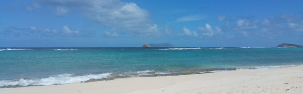 One of Pointe des Châteaux's beaches