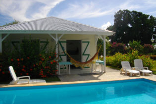 bungalow with hammock