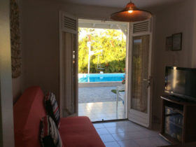 The swimming-pool from the room