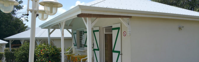 One of the bungalows