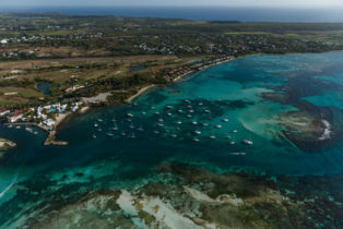 Saint-François from the sky