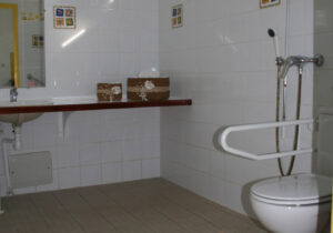 La salle de bains type - Bathroom adapted to disabled persons